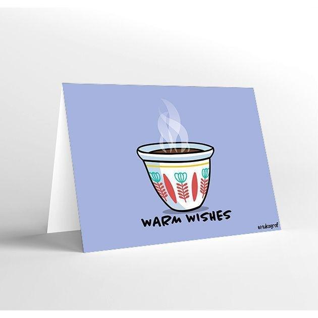 Mukagraf Standard Greeting Card - Warm Wishes (18 x 12 cm), , medium