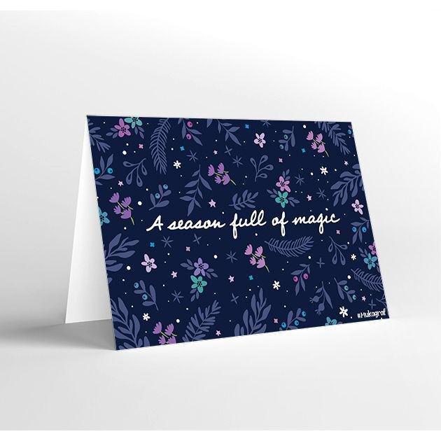 Mukagraf Standard Greeting Card - A Season Full Of Magic (18 x 12 cm), , medium