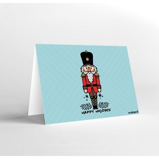 Mukagraf Mini Greeting Card - Happy Holidays (11 x 8 cm), , large image number 0