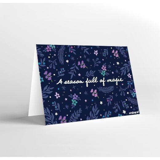 Mukagraf Mini Greeting Card - A Season Full Of Magic (11 x 8 cm), , medium
