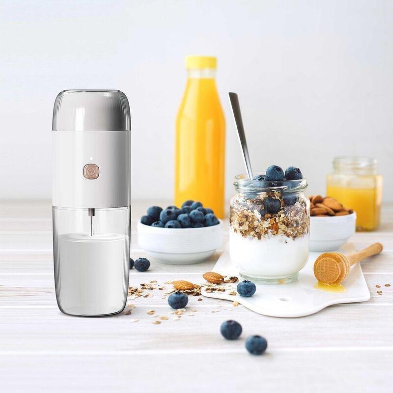 LePresso 2-in-1 Coffee Grinder & Milk Frothing - White, , large image number 1