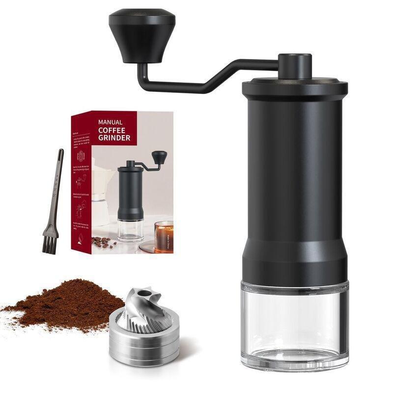 LePresso High Precision Conical Burr Grinder Glass Container - Black, , large image number 0