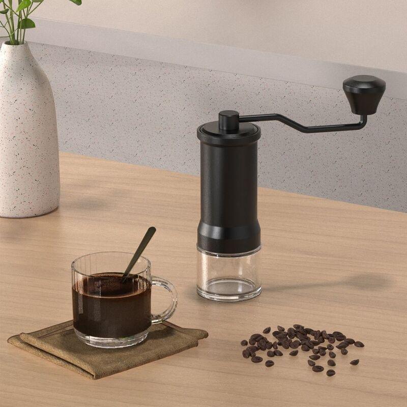 LePresso High Precision Conical Burr Grinder Glass Container - Black, , large image number 2