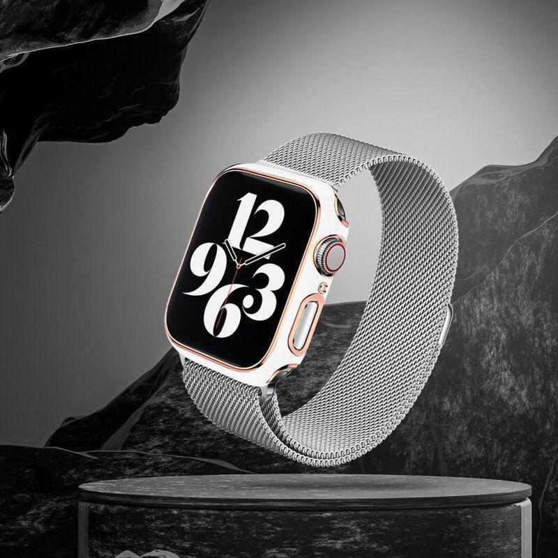 HYPHEN Apple Watch Frame Protector 41mm - White/Rose Gold, , large image number 1