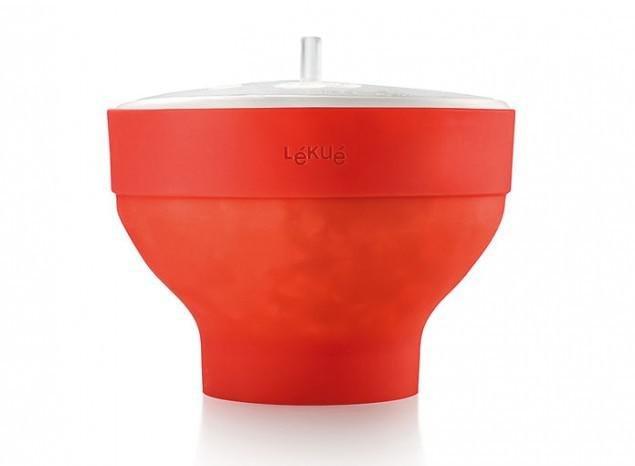 Lekue Popcorn Maker Microwave Bowl, , large image number 0