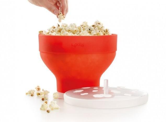 Lekue Popcorn Maker Microwave Bowl, , large image number 1