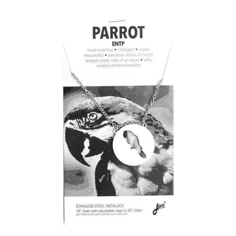 Jaeci Parrot Necklace Silver, , large image number 1