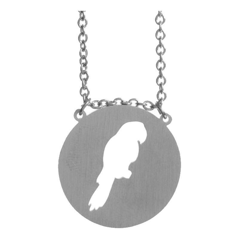 Jaeci Parrot Necklace Silver, , large image number 2