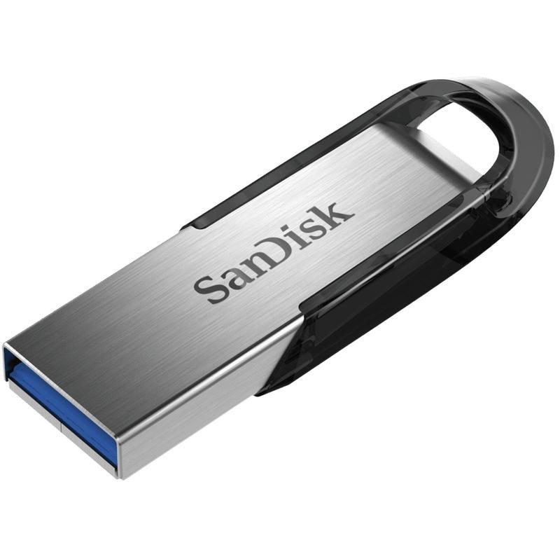 SanDisk Ultra Flair 32GB USB Type-A 3.0 (3.1 Gen 1) Flash Drive Black/Stainless steel, , large image number 0