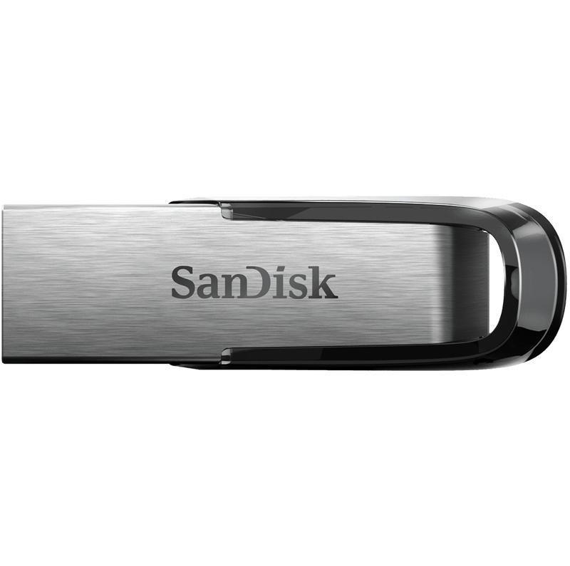 SanDisk Ultra Flair 32GB USB Type-A 3.0 (3.1 Gen 1) Flash Drive Black/Stainless steel, , large image number 1