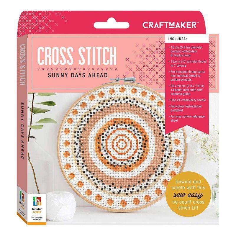 Craft Maker Cross Stitch Kit - Sunny Days Ahead