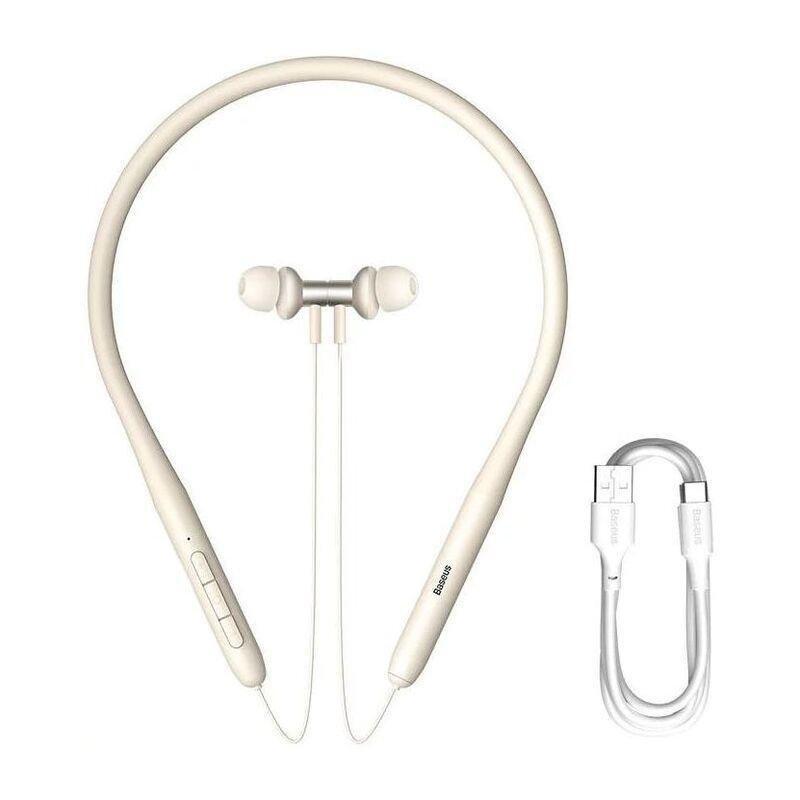 Baseus Bowie P1x In-ear Neckband Wireless Earphones - Creamy White, , large image number 5