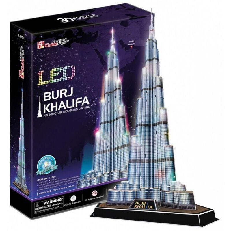 3D Puzzle LED Burj Khalifa (136 Pieces), , medium