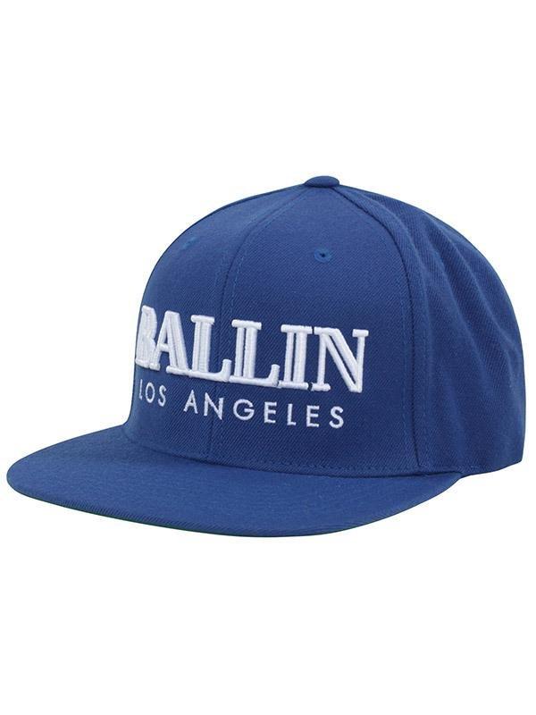 Alex & Chloe Ballin Los Angeles Blue/White Snapback Cap, , large image number 1