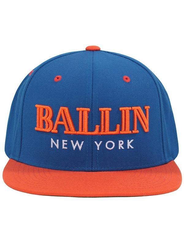 Alex & Chloe Ballin New York Blue/Orange Snapback Cap, , large image number 0