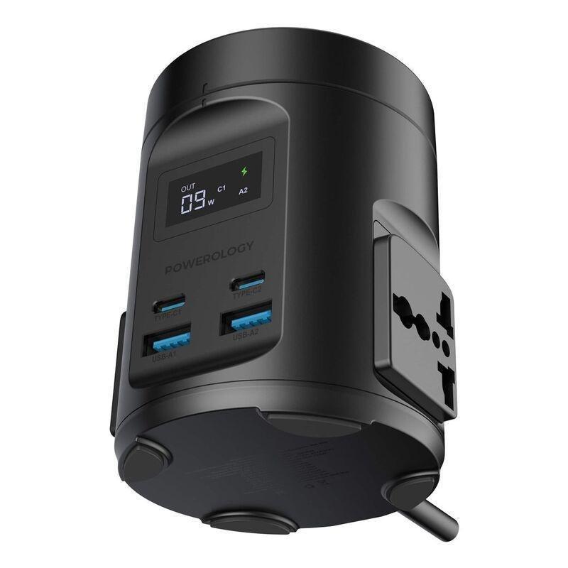 Powerology MagSafe Power Hub USB-C Power Delivery/USB-A QC 3.0, , large image number 2