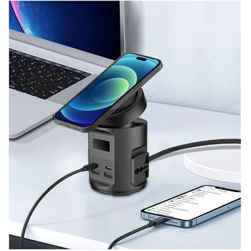 Powerology MagSafe Power Hub USB-C Power Delivery/USB-A QC 3.0, , large image number 3
