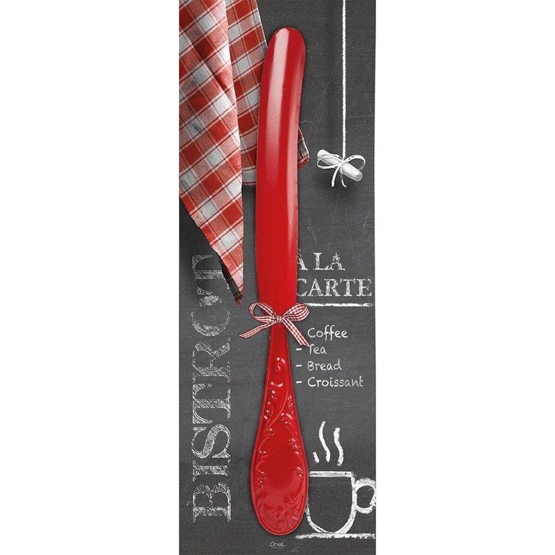 Orval Creations Canvas On Frame 60X24cm Bistrot Red, , large image number 0