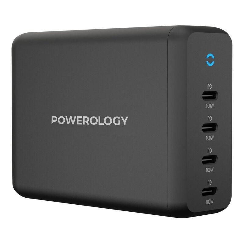 Powerology 165W GaN Desktop Charger (x4) USB-C Power Delivery, , large image number 0
