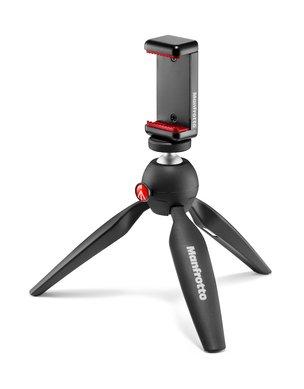 Manfrotto Mini Tripod Black with Smartphone Clamp, , large image number 0