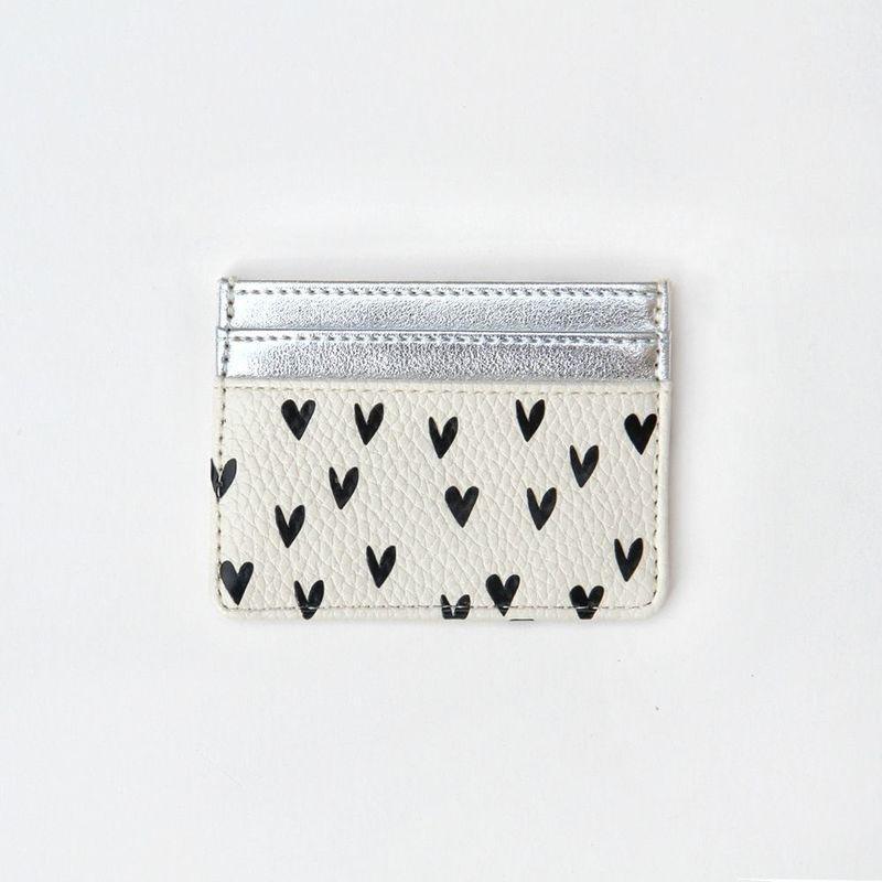 Caroline Gardner Heart Cardholder, , large image number 0