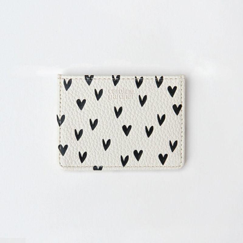 Caroline Gardner Heart Cardholder, , large image number 1
