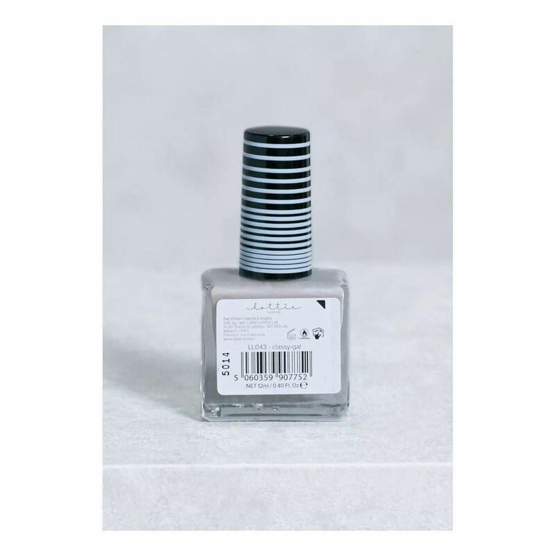 Lottie Classy Gal Grey Nail Polish, , large image number 1