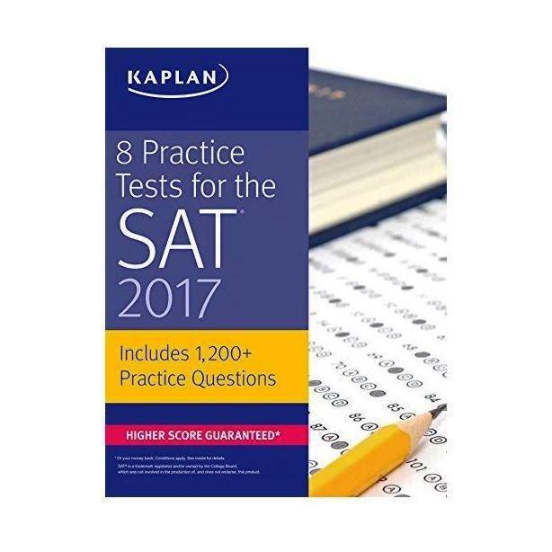 8 Practice Tests for the Sat 2017 1 500 +Sat Practice Questions | Kaplan, , large image number 0