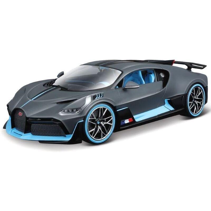 BBurago Bugatto Divo 1.18 Scale Model Car - Matt Grey/Blue or Red/Black (Assortment - Includes 1), , large image number 1