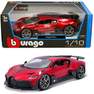 BBURAGO - BBurago Bugatto Divo 1.18 Scale Model Car - Matt Grey/Blue or Red/Black (Assortment - Includes 1)