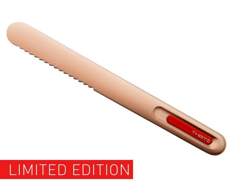 Spreadthat II Wave Butter Knife Rose Gold/Red, , large image number 0