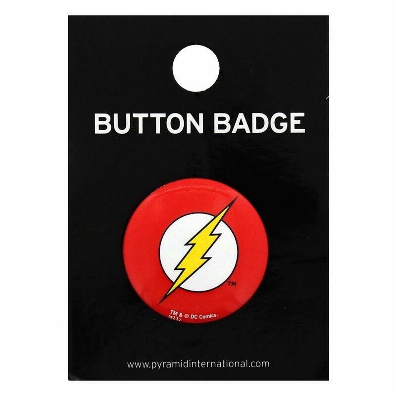 Pyramid International DC Comics The Flash Logo Badge 25mm, , medium