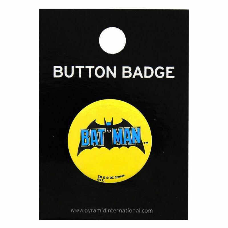 Pyramid International DC Comics Batman Retro Logo 25mm Badge, , large image number 0