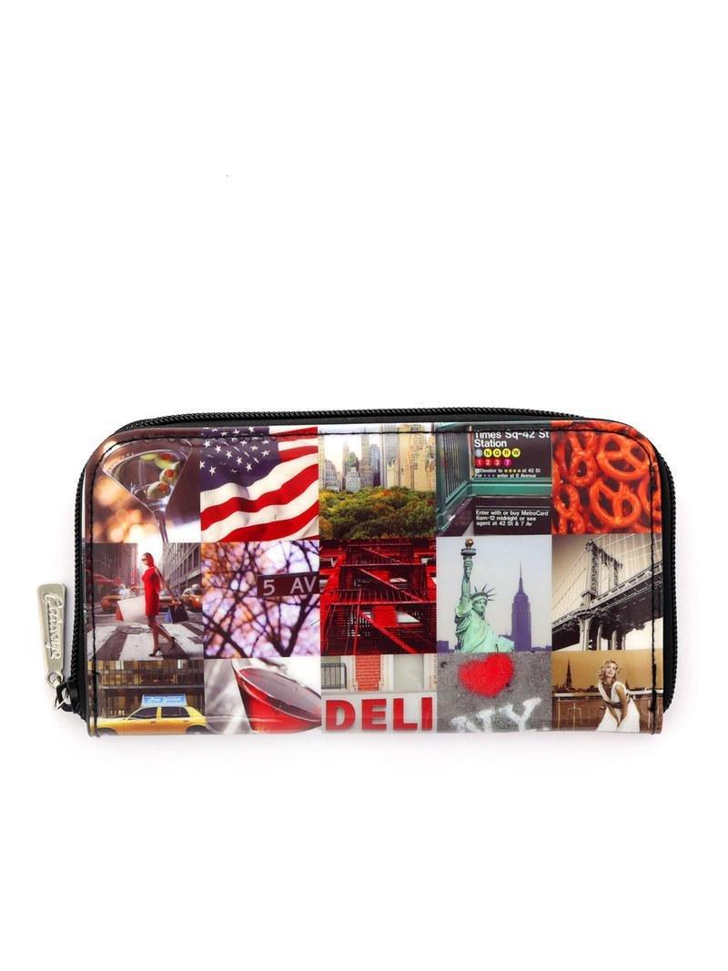 Cat's Eye New York Zip Wallet, , large image number 0