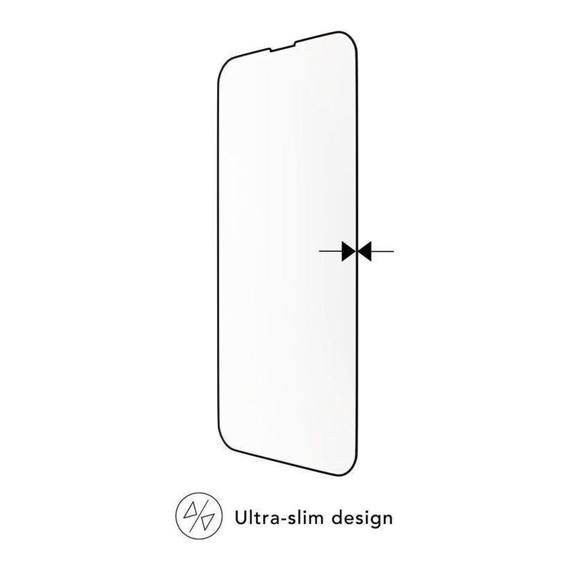 dbramante1928 Eco-Shield Screen Protector for iPhone 13 Pro Max/14 Plus - Clear/Black Edge, , large image number 1