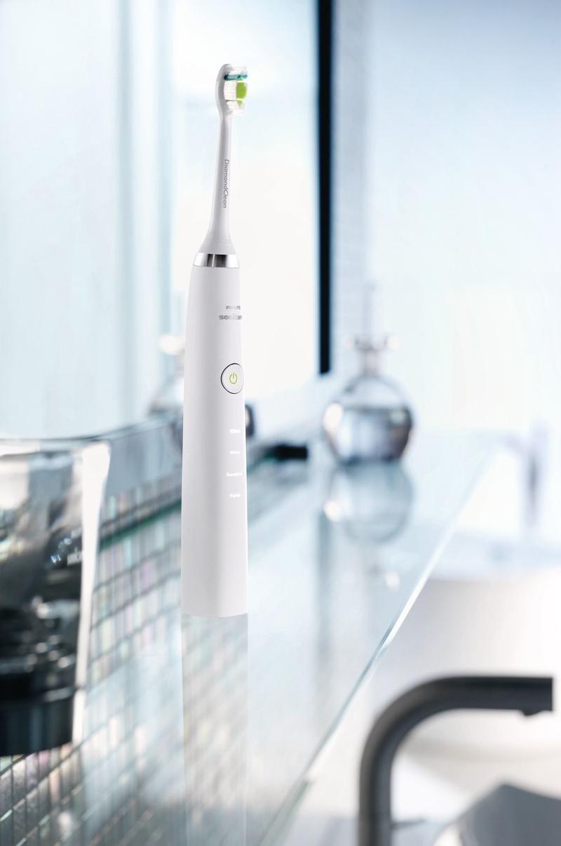 PHILIPS Sonicare DiamondClean Ceramic White Sonic Electric Toothbrush, , large image number 5