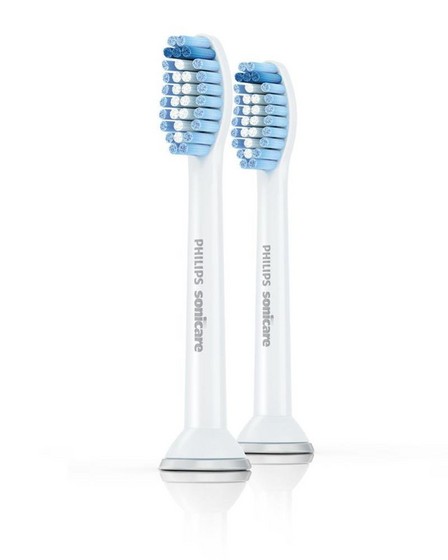 Philips - PHILIPS Sonicare Sensitive Standard White Sonic Toothbrush Heads (2 Pack)