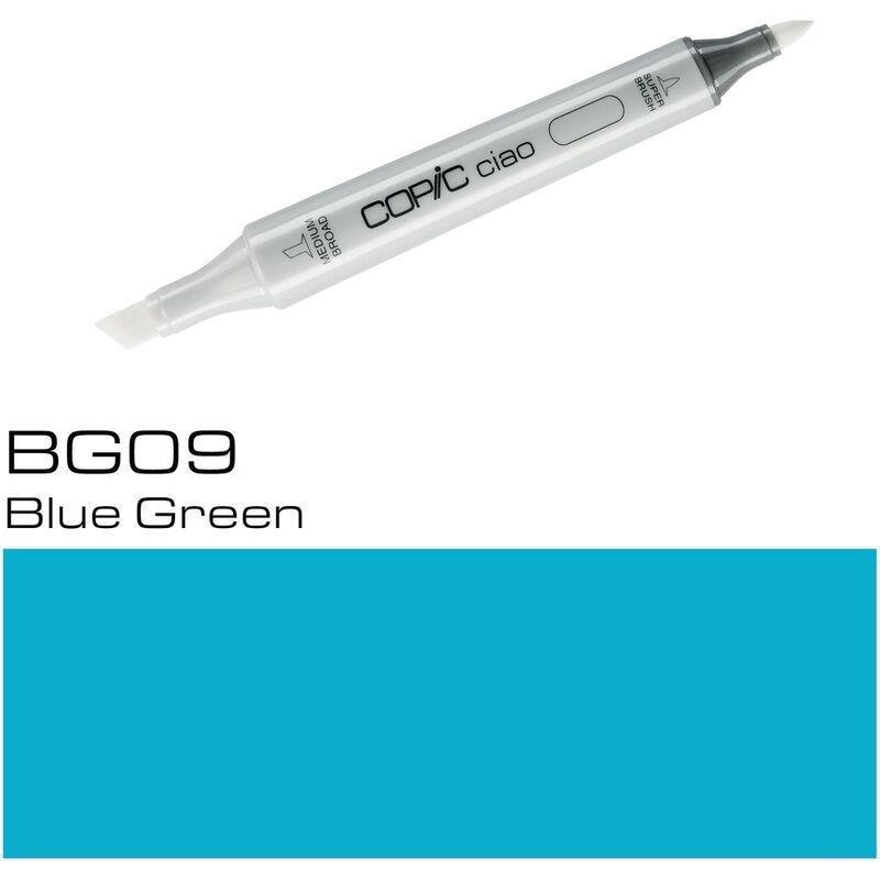 Copic Ciao Refillable Marker - BG09 Blue Green, , medium
