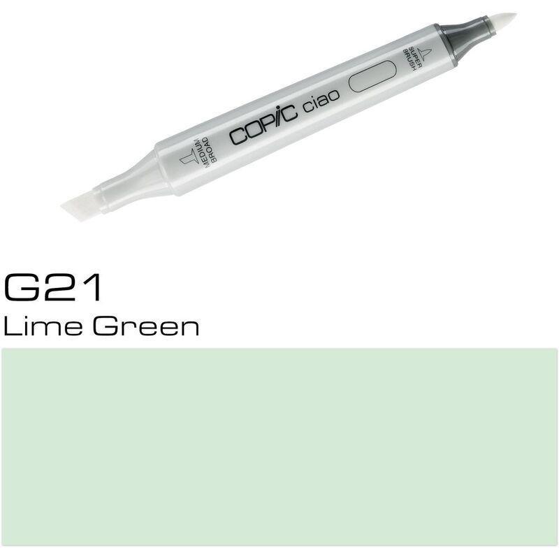 Copic Ciao Refillable Marker - G21 Lime Green, , medium