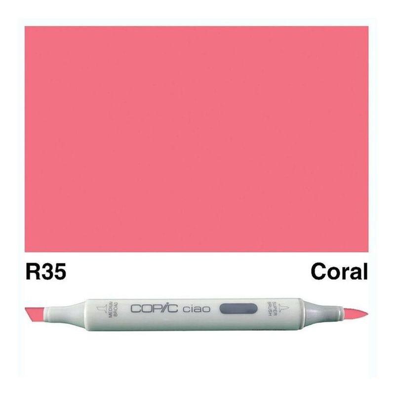 Copic Ciao Refillable Marker - R35 Coral, , medium