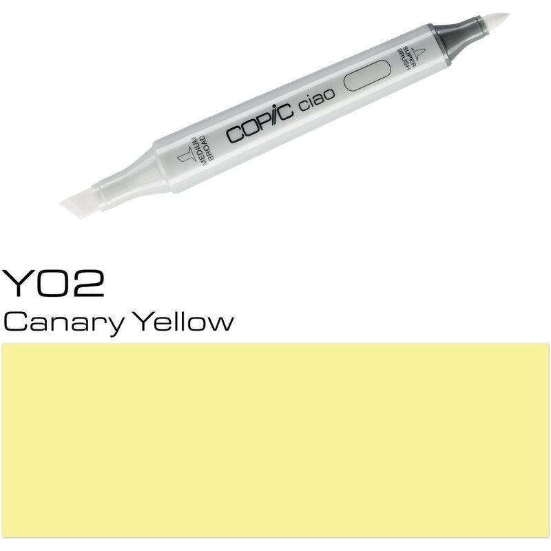 Copic Ciao Refillable Marker - Y02 Canary Yellow, , medium