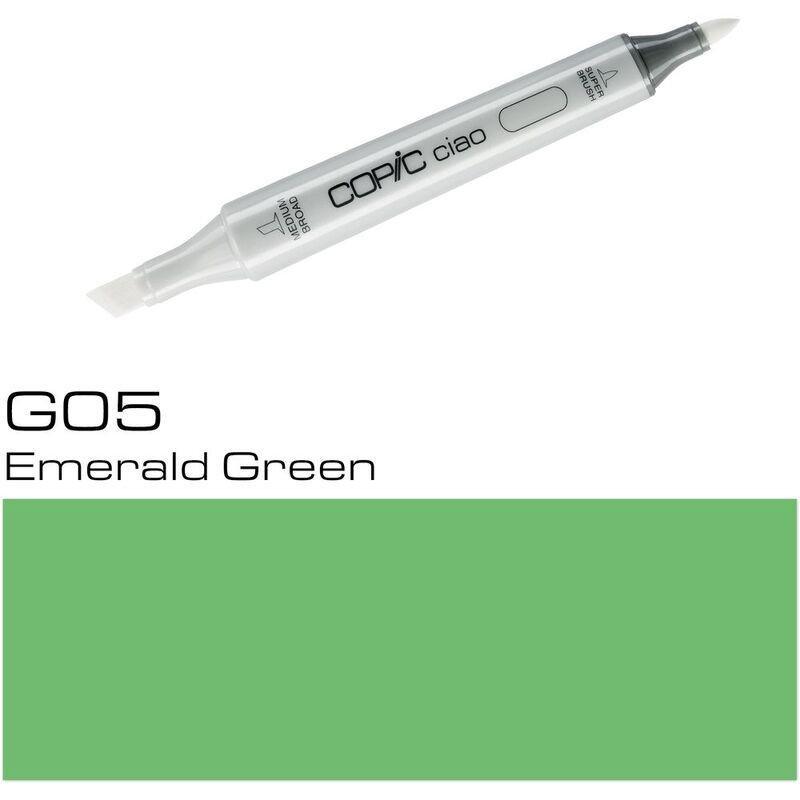 Copic Ciao Refillable Marker - G05 Emerald Green, , medium