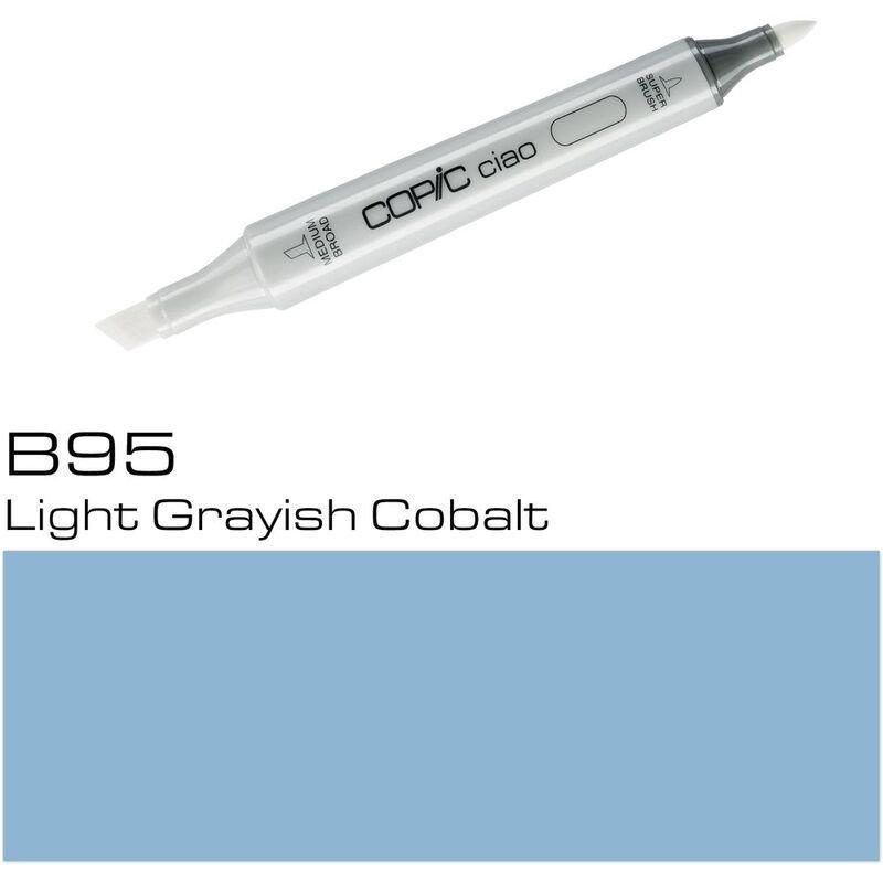 Copic Ciao Refillable Marker - B95 Light Grayish Cobalt, , large image number 0