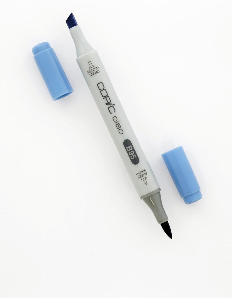 Copic Ciao Refillable Marker - B95 Light Grayish Cobalt, , large image number 1