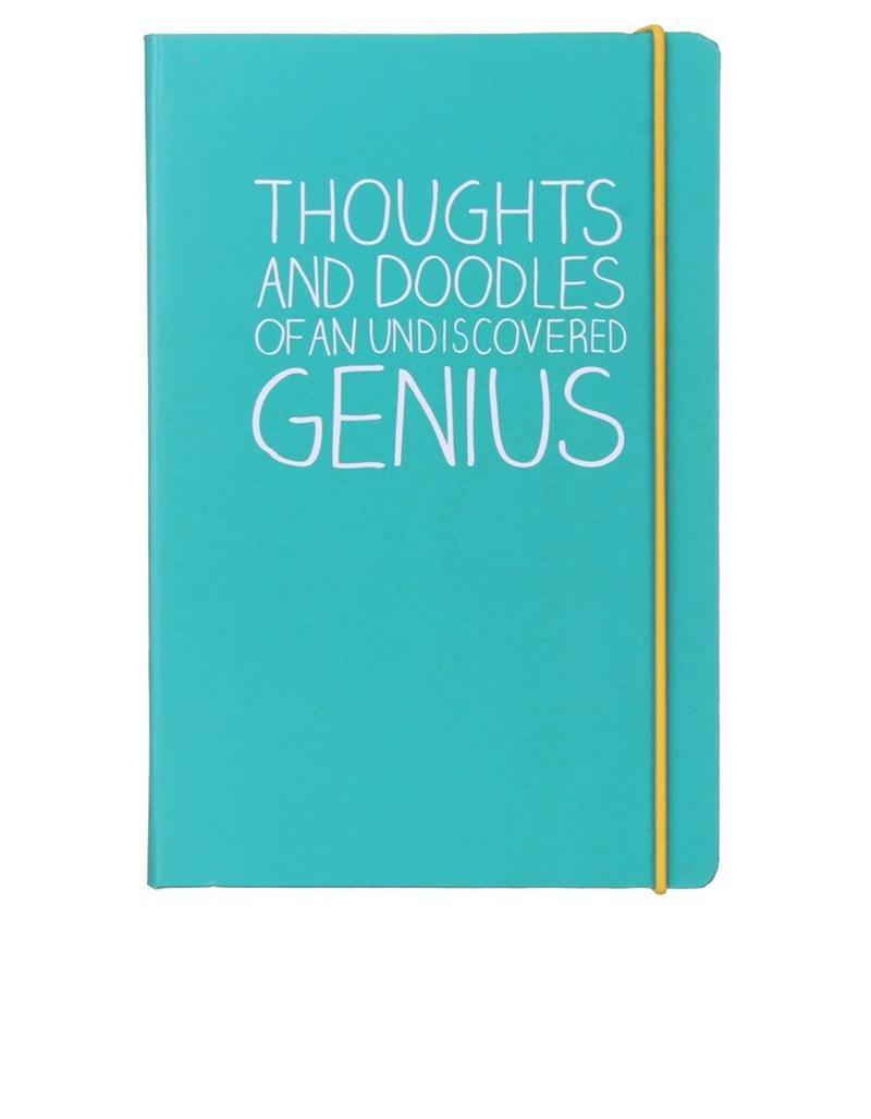 Happy Jackson Thoughts & Doodles A5 Notebook Green, , large image number 0