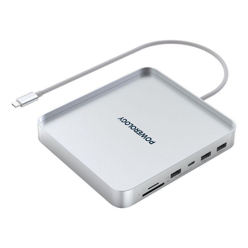 Powerology 24-Inch USB-C Hub & Stand with SSD Enclosure (iMac Compatible), , large image number 2