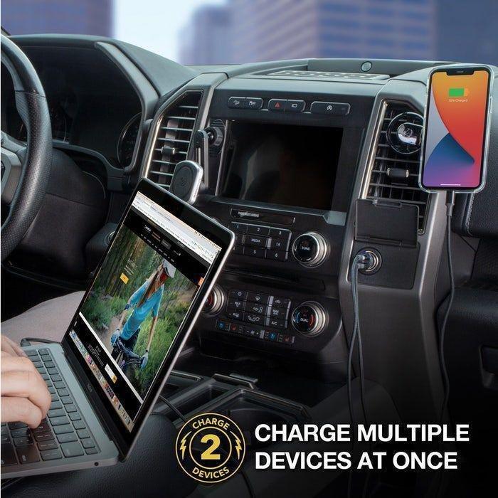 Scosche PowerVolt PD60 Dual-Port 60W USB-C PD Car Charger, , large image number 1