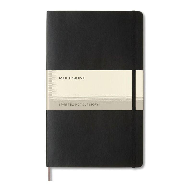 Moleskine Classic XL Ruled Soft Cover Notebook Black, , medium