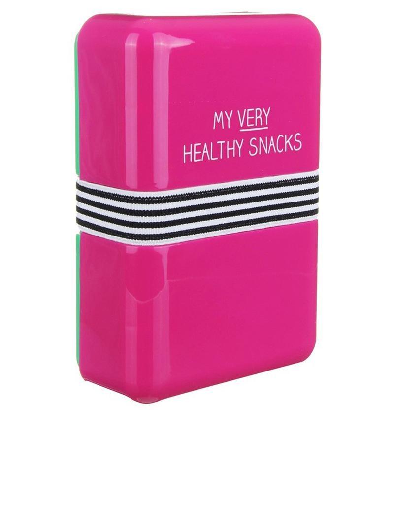 Happy Jackson Lunch Box My Very Healthy Snacks Pink, , large image number 0