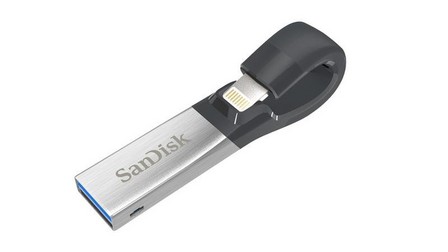 Sandisk - SanDisk iXpand 32GB USB 3.0/Lightning USB Flash drive